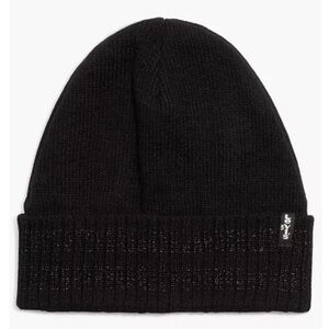 NWT Levi's Lofty Turn-Up Beanie BLACK